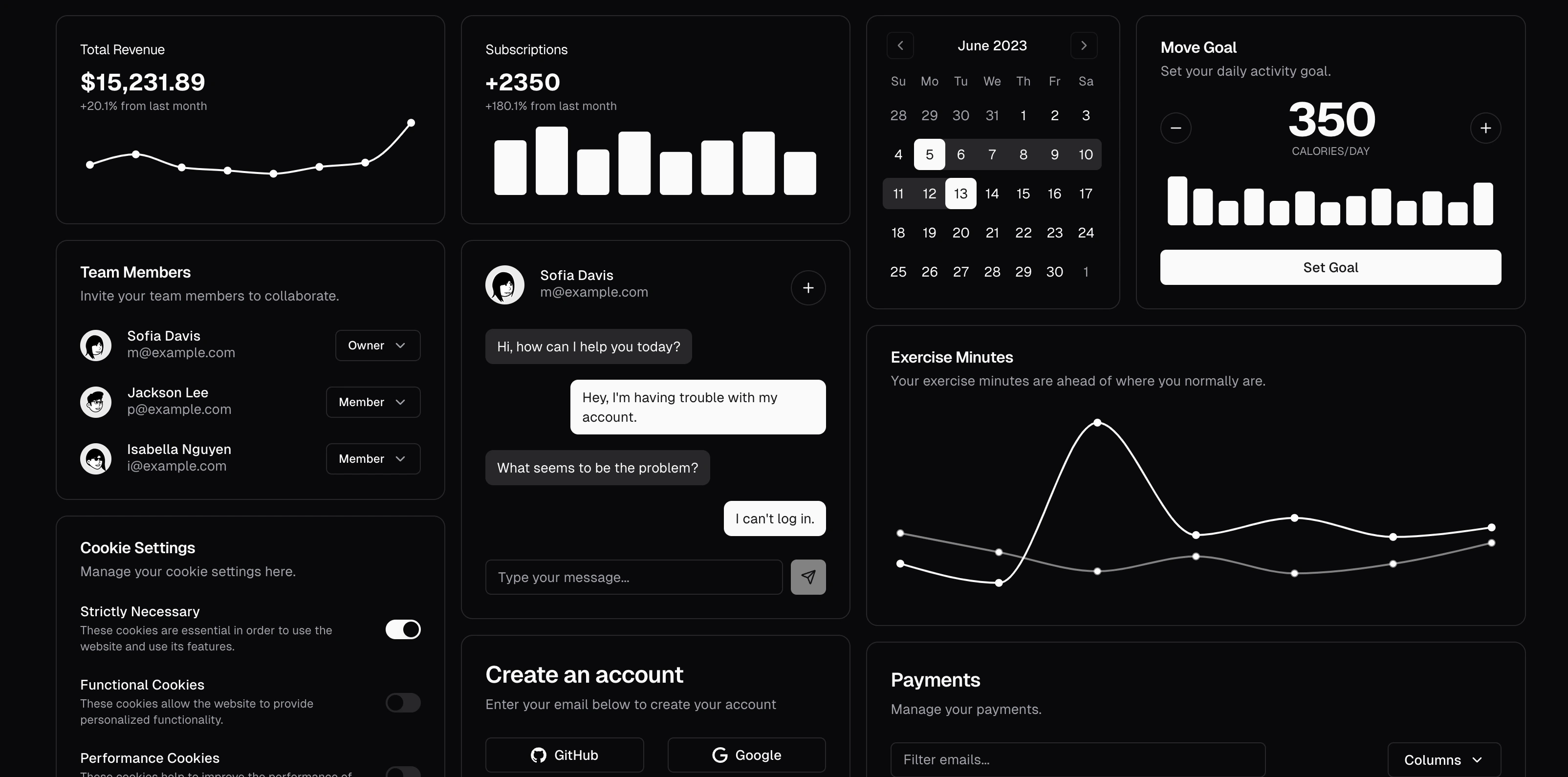 Screenshot of the Obsidra dashboard